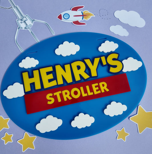 Toy Adventure Personalized Stroller Sign ✨